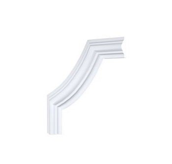 Угловая вставка для молдинга Decor-Dizayn УЗ-DD002 202х202х20 мм купить,NaN