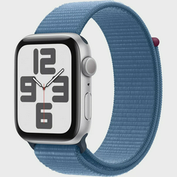 Смарт-часы Apple Watch SE 2023 GPS 44mm MREF3 Silver Aluminum Case with Winter Blue Sport Loop