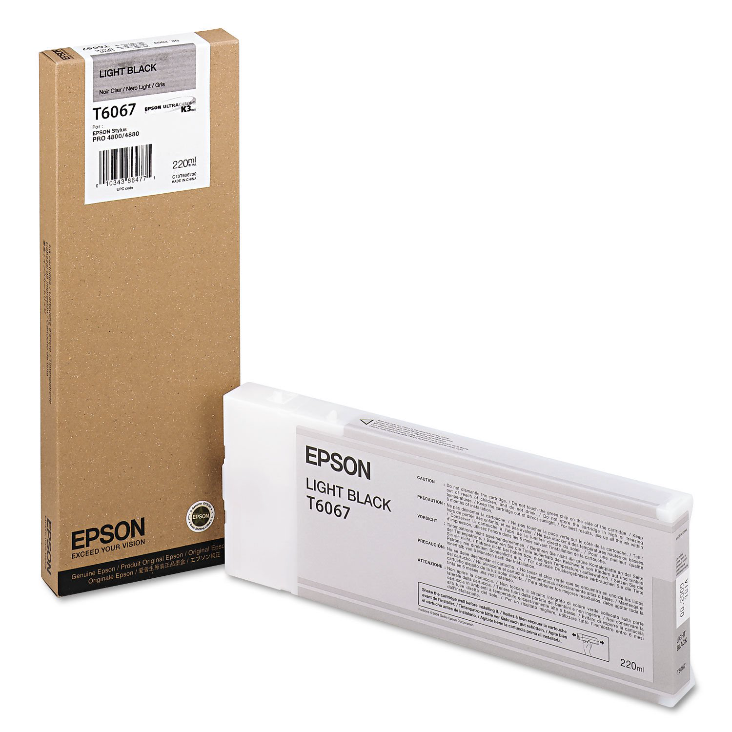 Картридж Epson C13T606700 SP-4880 серый  купить,NaN