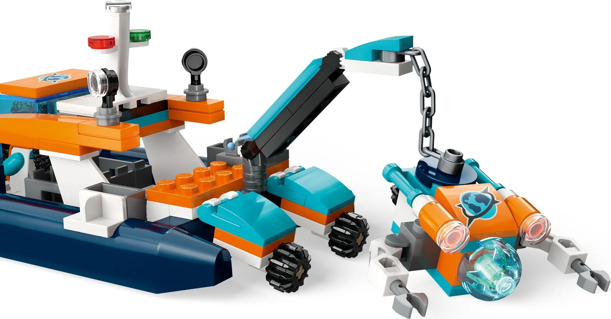 Конструктор LEGO Город Лодка для дайвинга 60377 - ForteMarket Конструктор LEGO Город Лодка для дайвинга 60377 купить,0