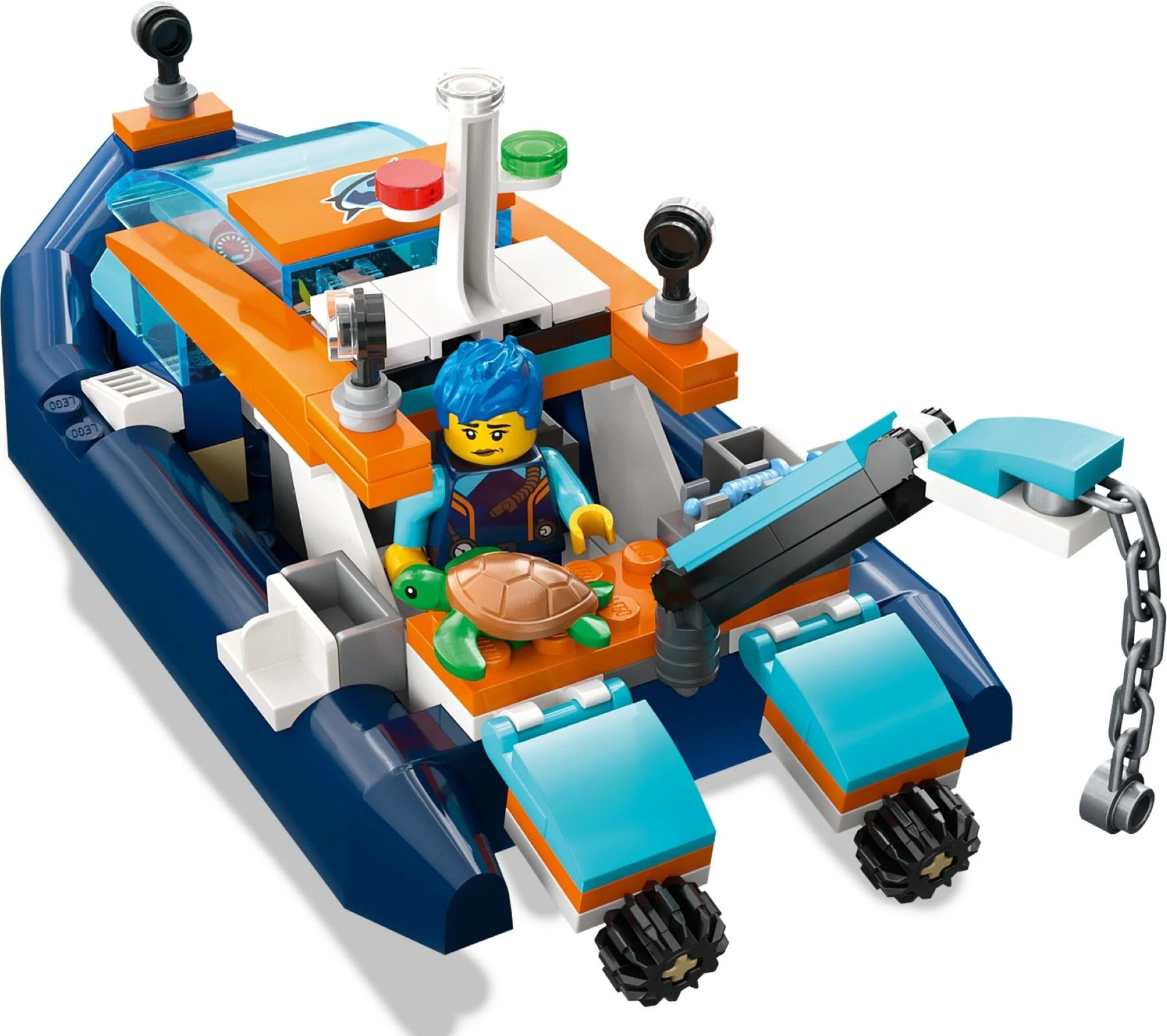 Конструктор LEGO Город Лодка для дайвинга 60377 - ForteMarket Конструктор LEGO Город Лодка для дайвинга 60377 купить,0