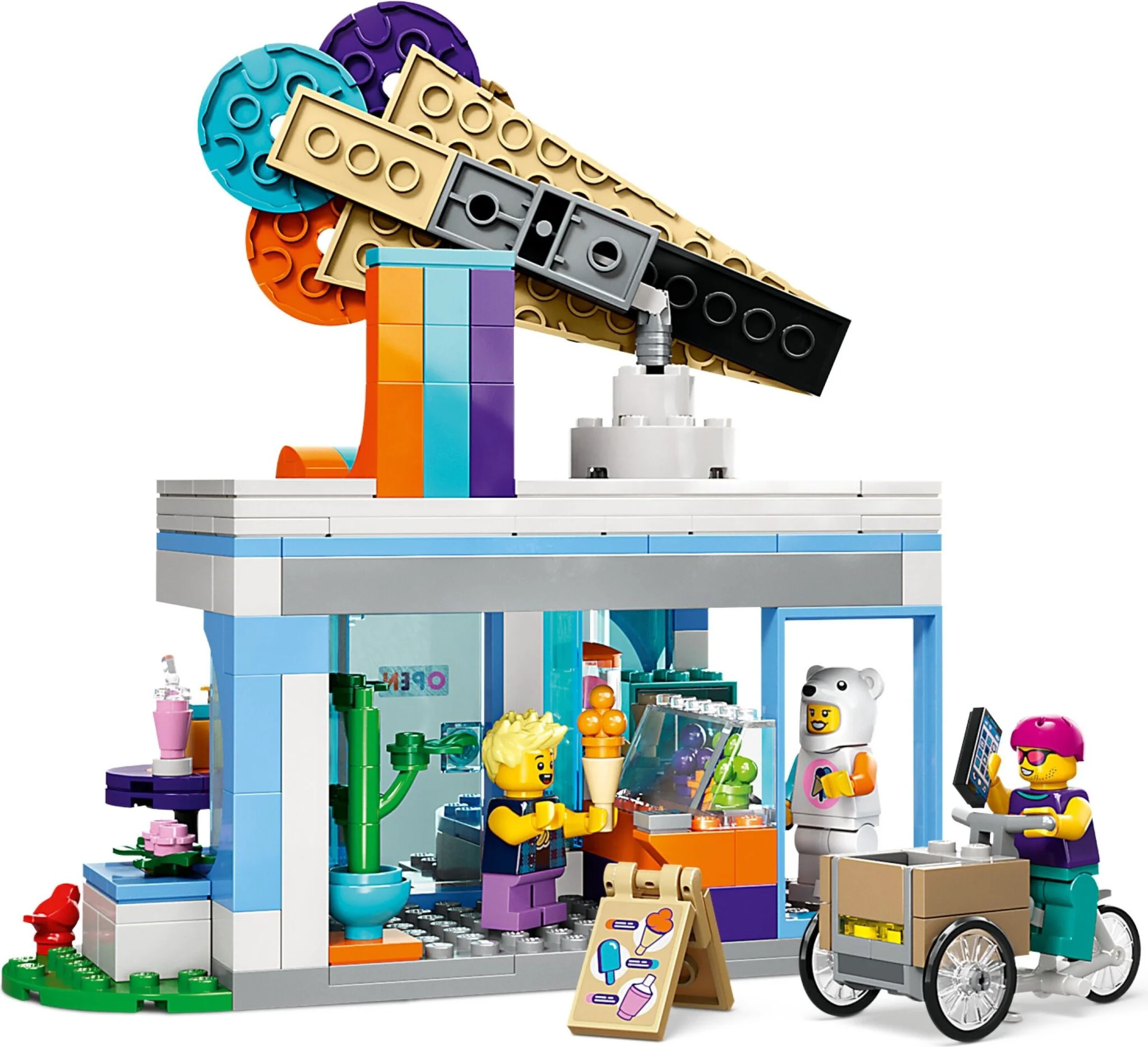 Конструктор LEGO Город Магазин мороженого 60363 - ForteMarket Конструктор LEGO Город Магазин мороженого 60363 купить,0