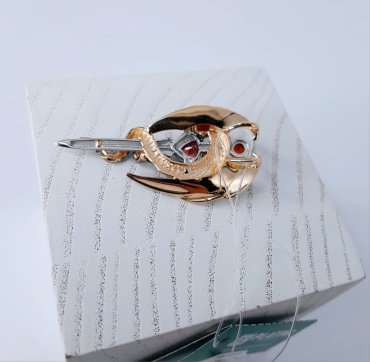Подвеска PLATINA 03-3495-00 вес 5.46 г золото, гранат купить,NaN
