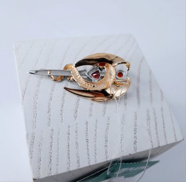 Подвеска PLATINA 03-3495-00 вес 5.46 г золото, гранат купить,NaN