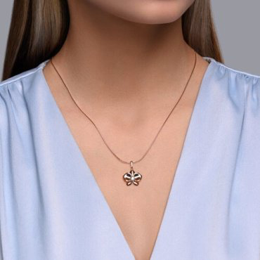 Подвеска Diamant 93-130-01820-1 вес 1.37 г серебро, фианит купить,NaN