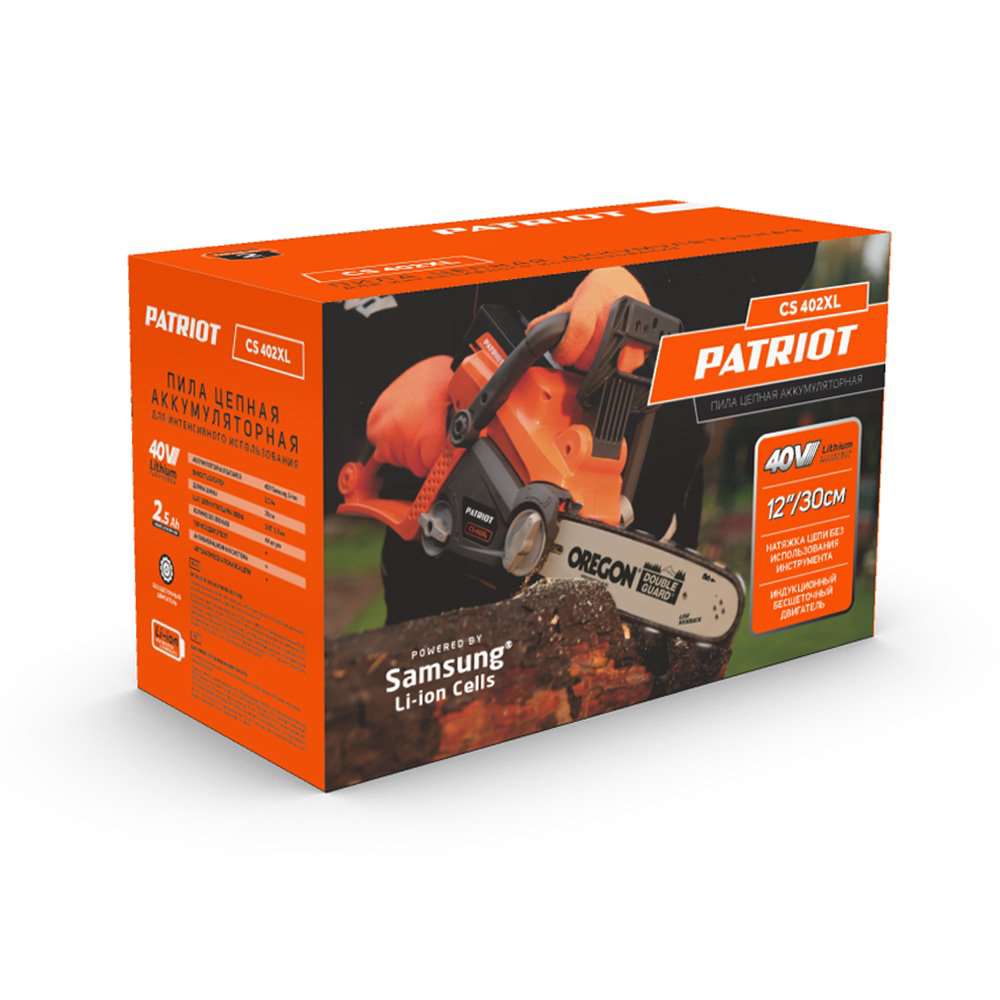 Пила цепная Patriot СS 402XL 40В купить,NaN