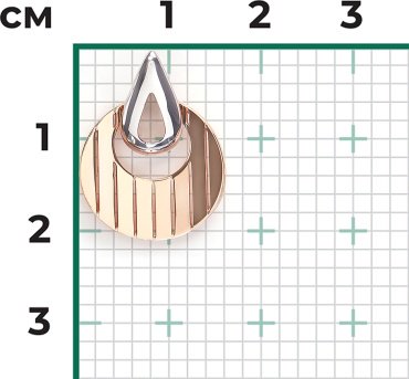Подвеска PLATINA 03-3532-00-000-1111 вес 1.41 г золото, без вставок купить,NaN