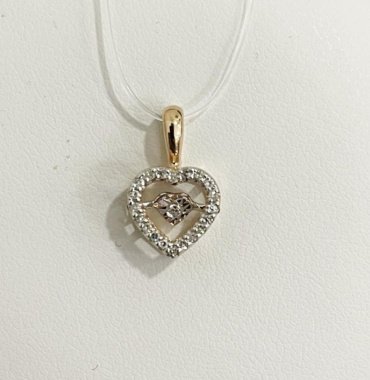 Подвеска Diamant 51-230-02632-1 вес 1.05 г золото, бриллиант купить,220333