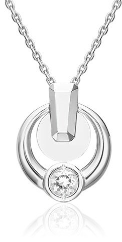Подвеска PLATINA 03-3377-00-201-1120 вес 1.93 г золото, топаз купить,NaN