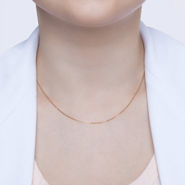 Цепь SOKOLOV 581030354_50 длина 50 см, вес 2.39 г золото, плетение якорное купить,NaN