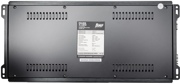 AMP MASS 4.120 1360 Вт 4 канальный купить,52668