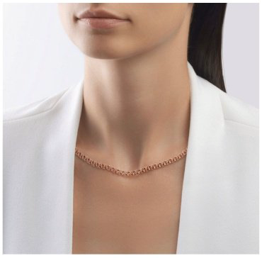 Цепь GOLD TRADE 8060200п-55 длина 55 см, вес 5.9 г золото, плетение бисмарк купить,NaN