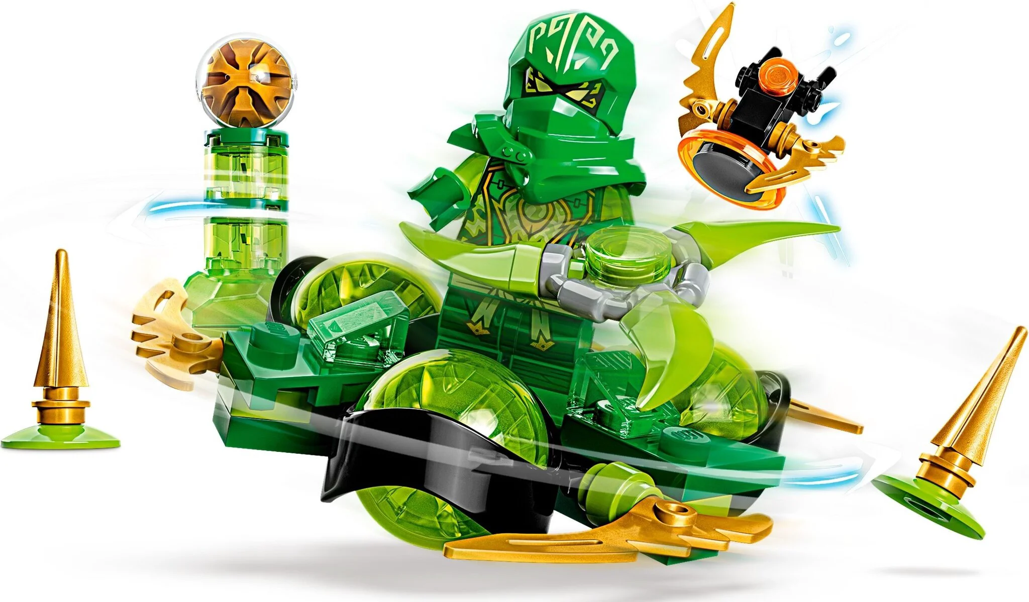 Конструктор LEGO Ниндзяго Сила Дракона Ллойда: Циклон Кружитцу 71779 