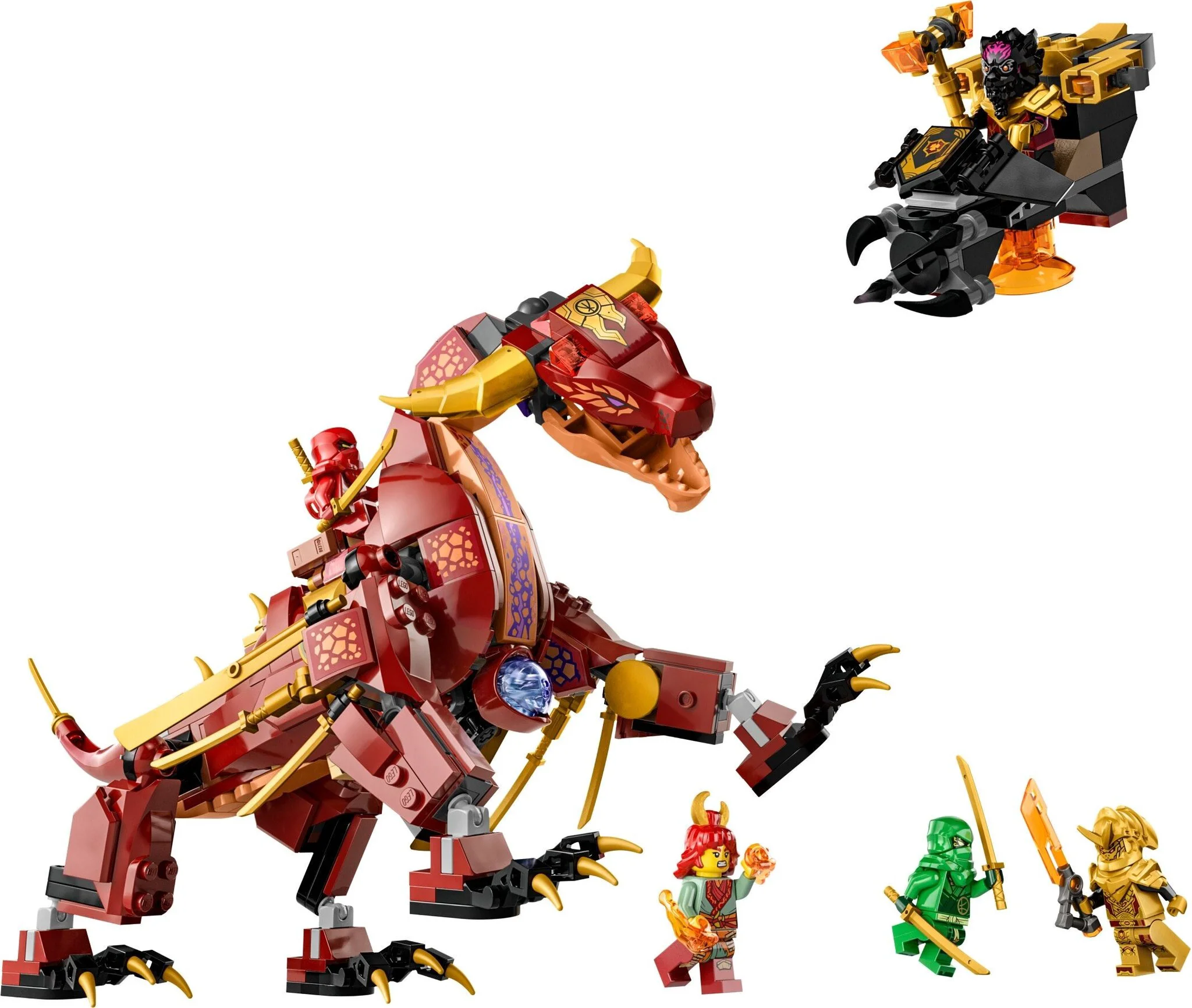 Конструктор LEGO Ниндзяго Лавовый дракон-трансформер 71793