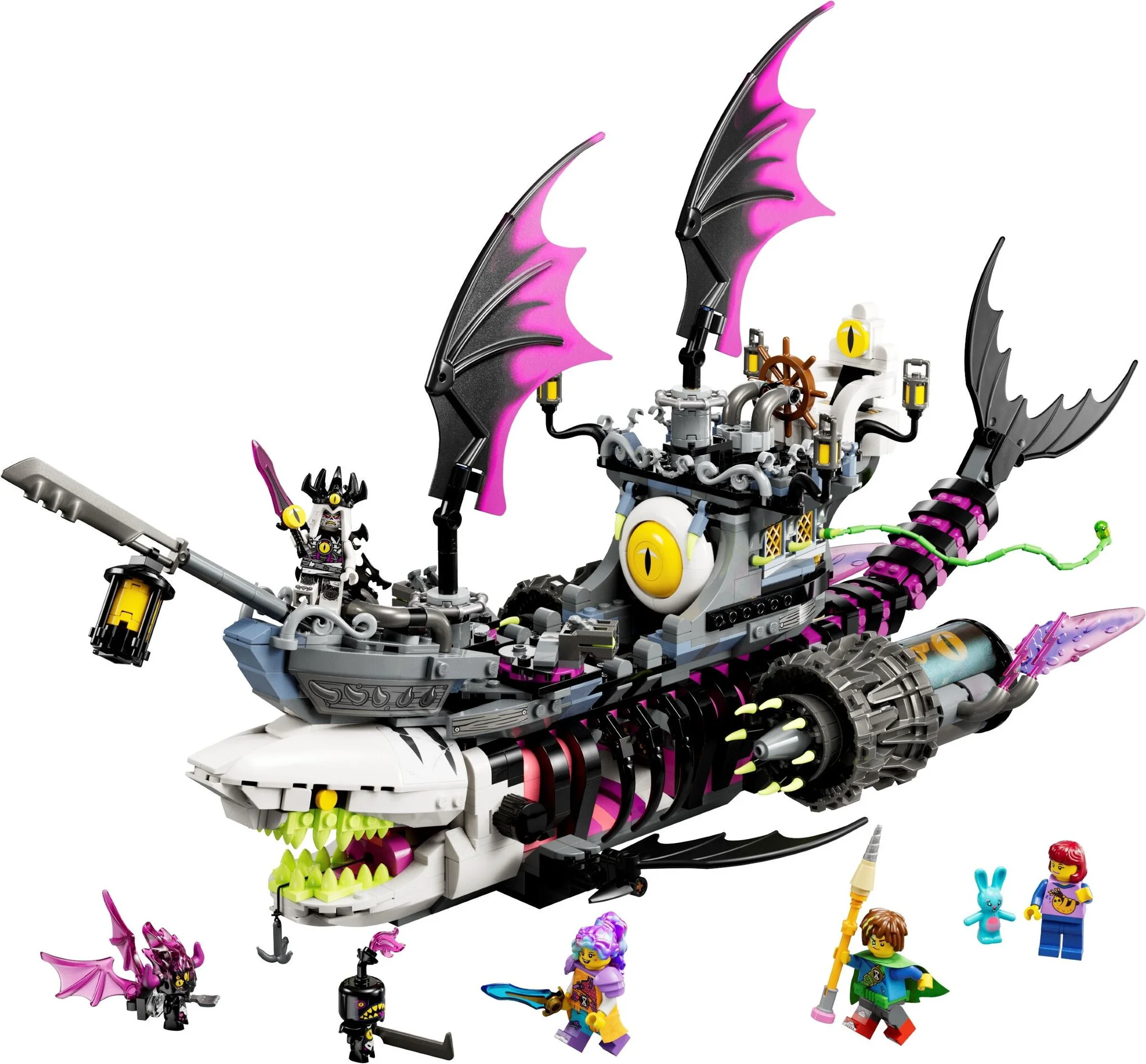 Конструктор LEGO DREAMZzz Кошмарный корабль-акула 71469 