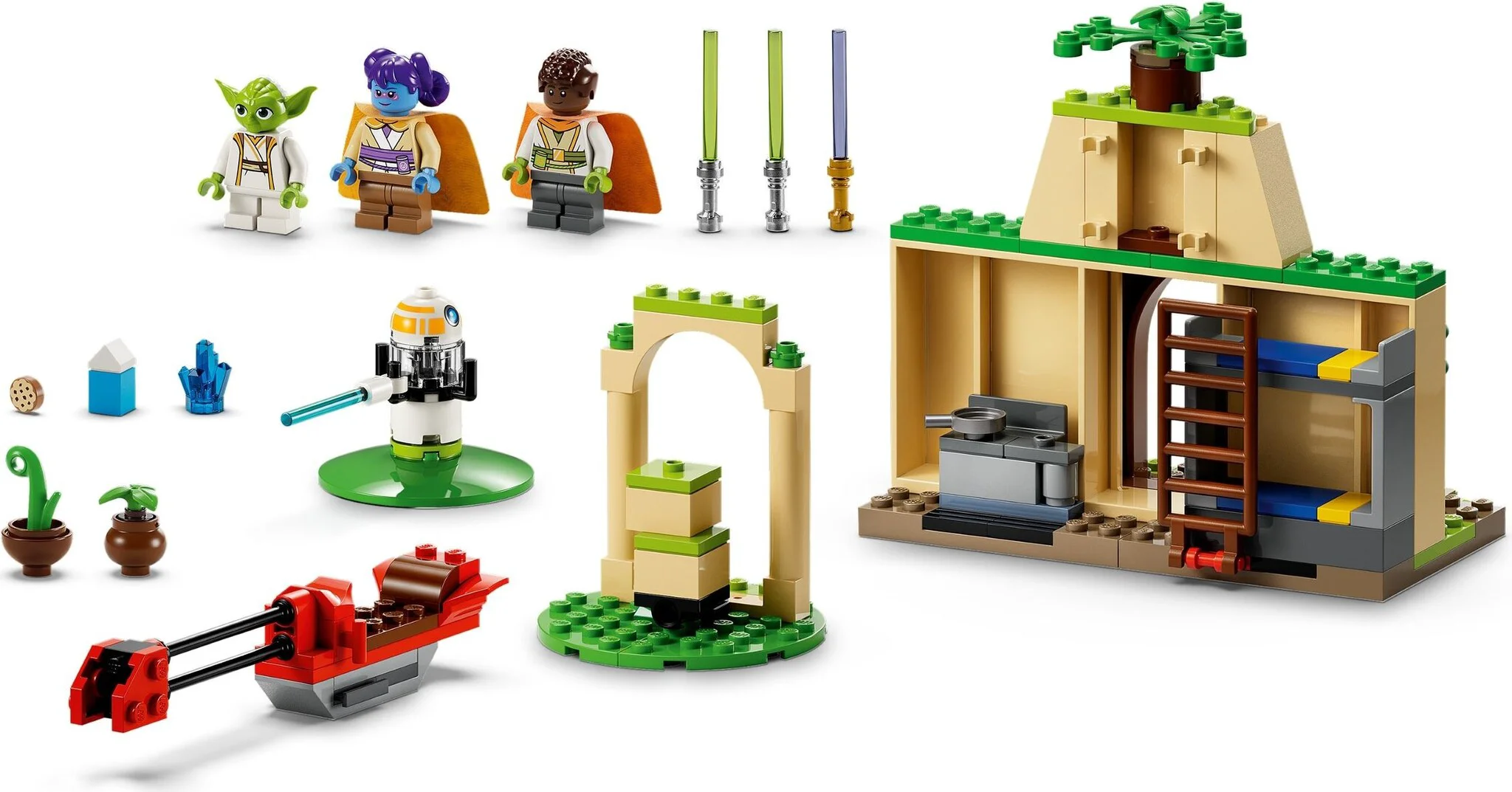 Конструктор LEGO Звездные войны Храм джедаев Тену 75358