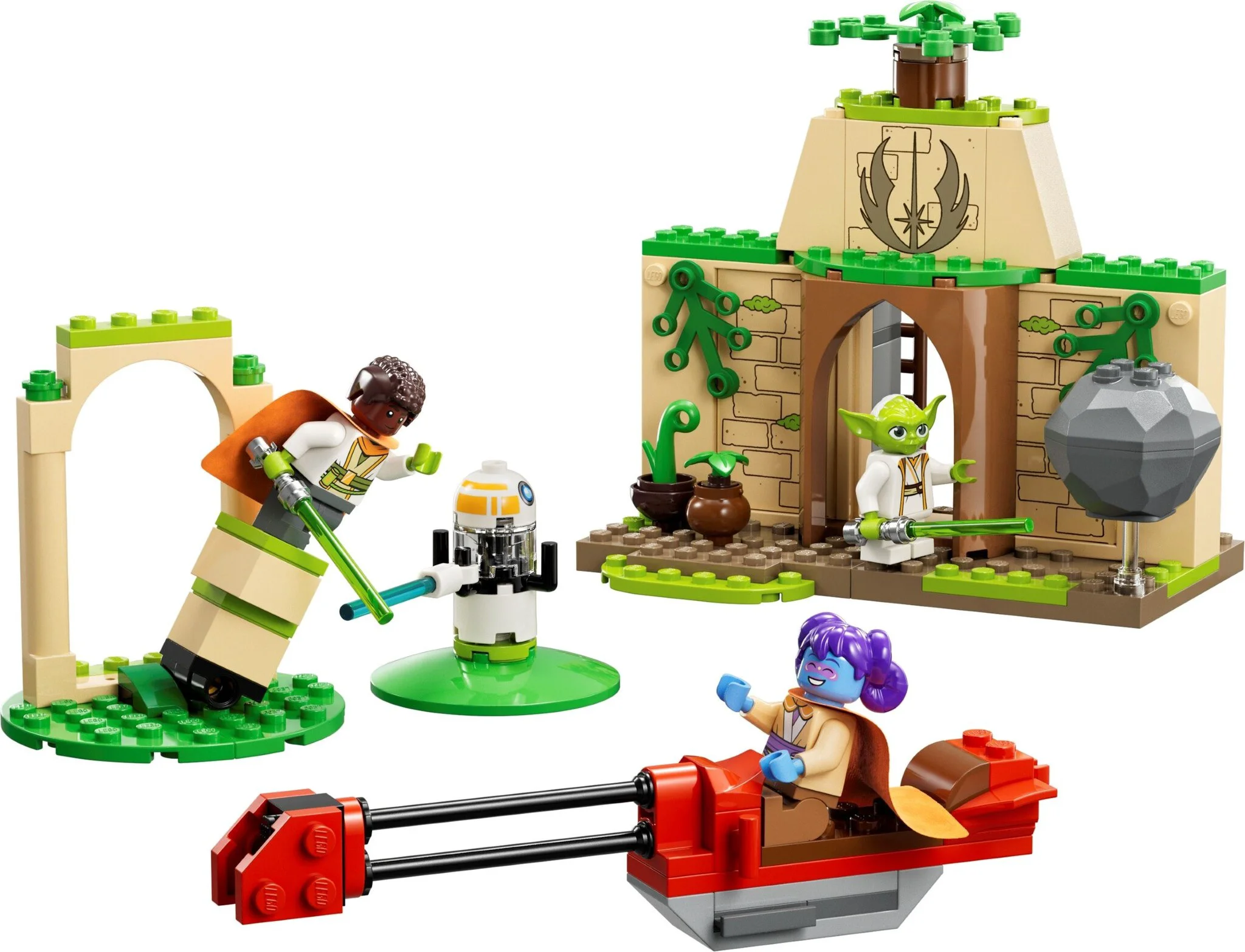 Конструктор LEGO Звездные войны Храм джедаев Тену 75358