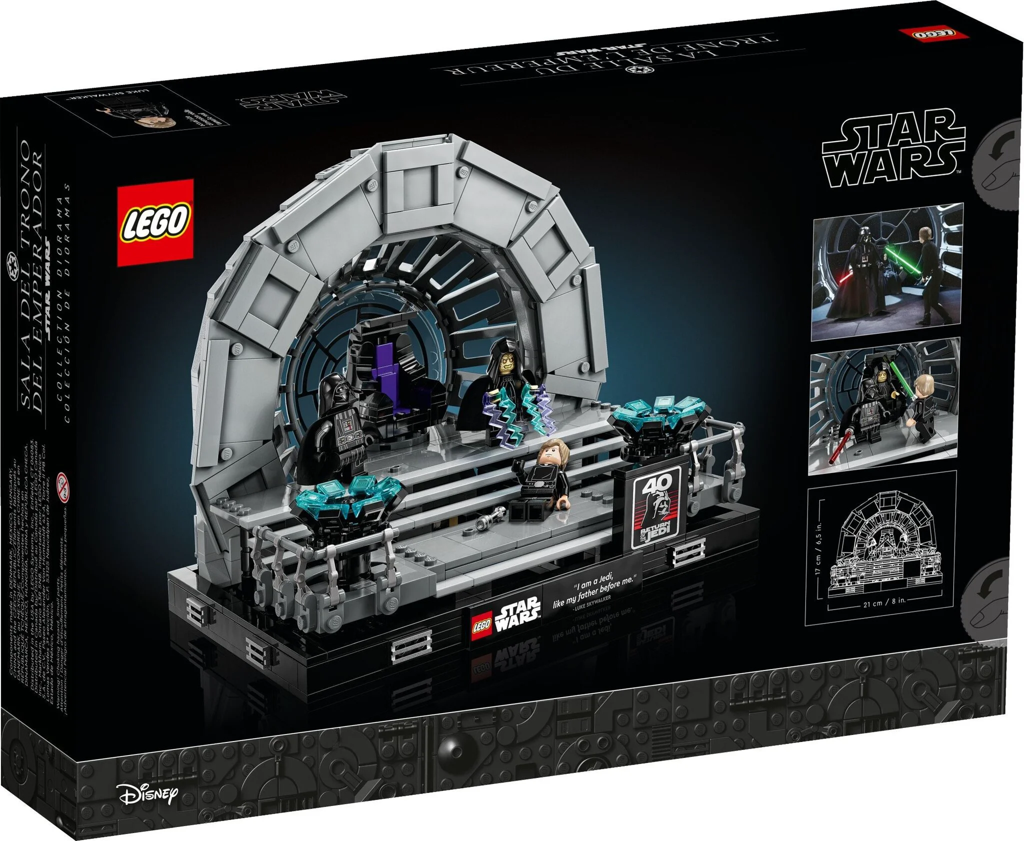 Конструктор LEGO Звездные войны Диорама «Тронный зал императора» 75352 - ForteMarket Конструктор LEGO Звездные войны Диорама «Тронный зал императора» 75352 купить,0