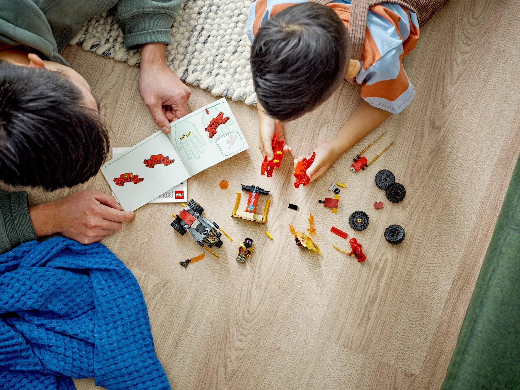 Конструктор LEGO Ниндзяго Машина Кая и мотоцикл Раса 71789  купить,NaN