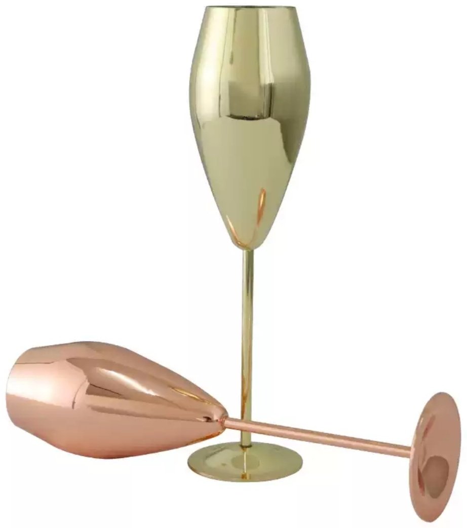 Набор бокалов DIOLA 215 мл, металл, 2 шт