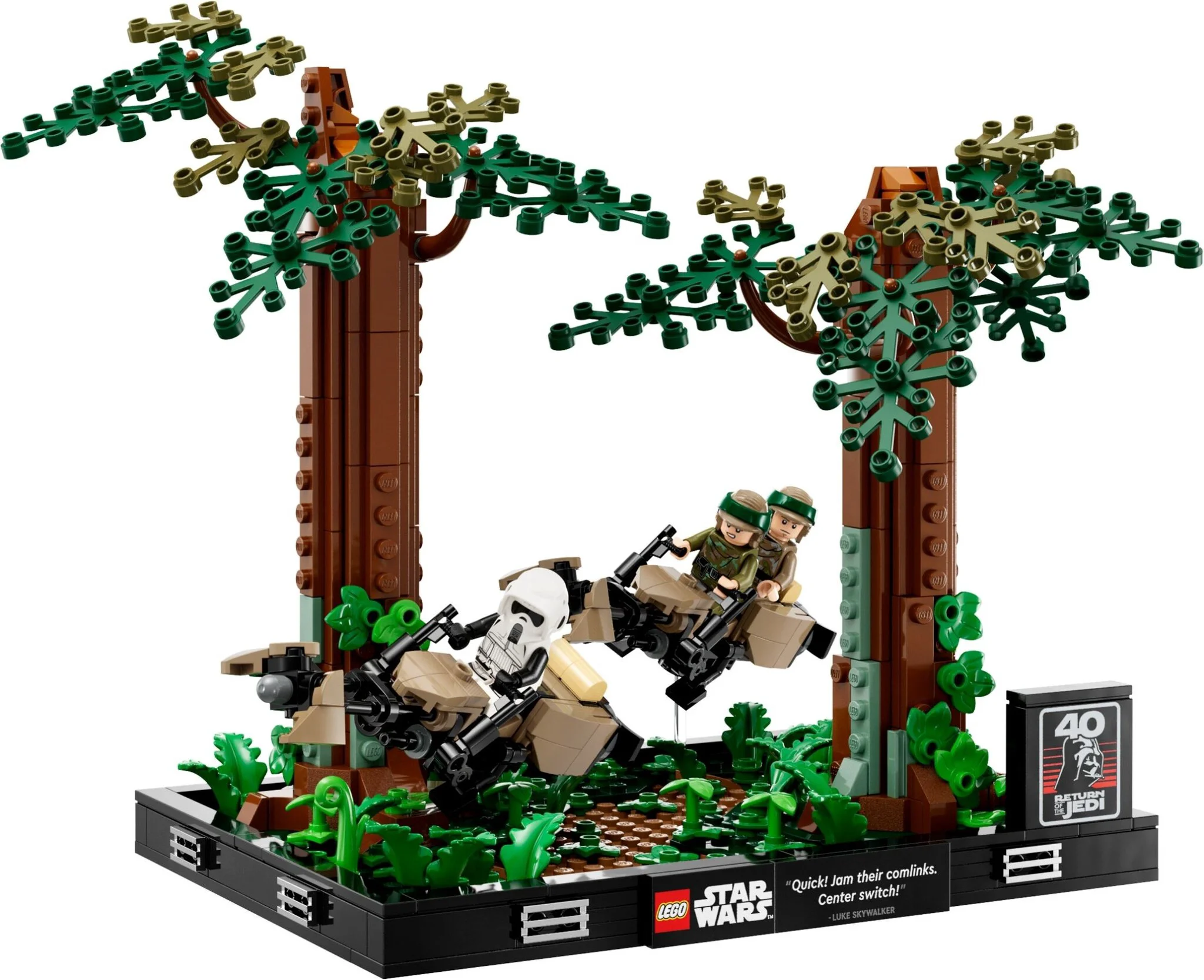Конструктор LEGO Звездные войны Диорама «Погоня на Эндоре» 75353 