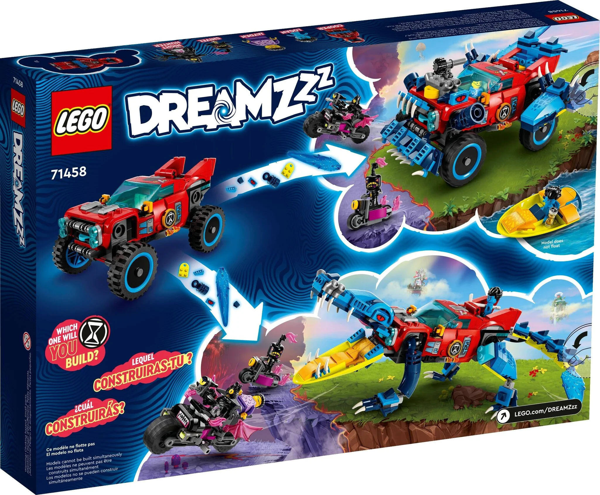 Конструктор LEGO DREAMZzz Автомобиль-крокодил 71458 купить,NaN