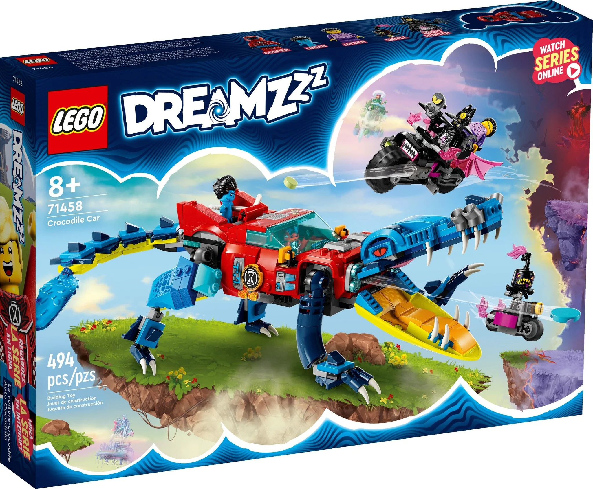 Конструктор LEGO DREAMZzz Автомобиль-крокодил 71458 купить,NaN