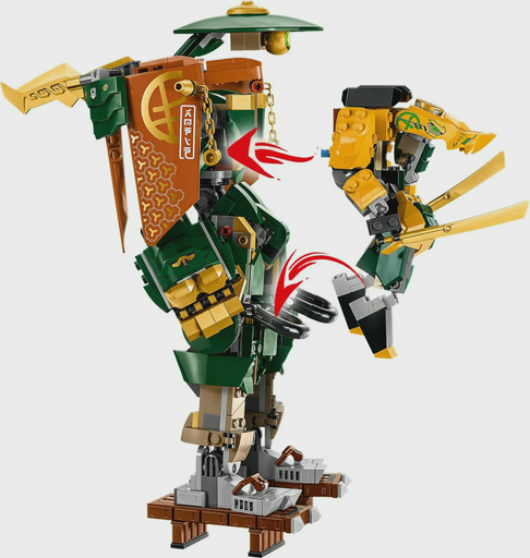 Конструктор LEGO Ниндзяго Роботы команды ниндзя Ллойда и Арин 71794