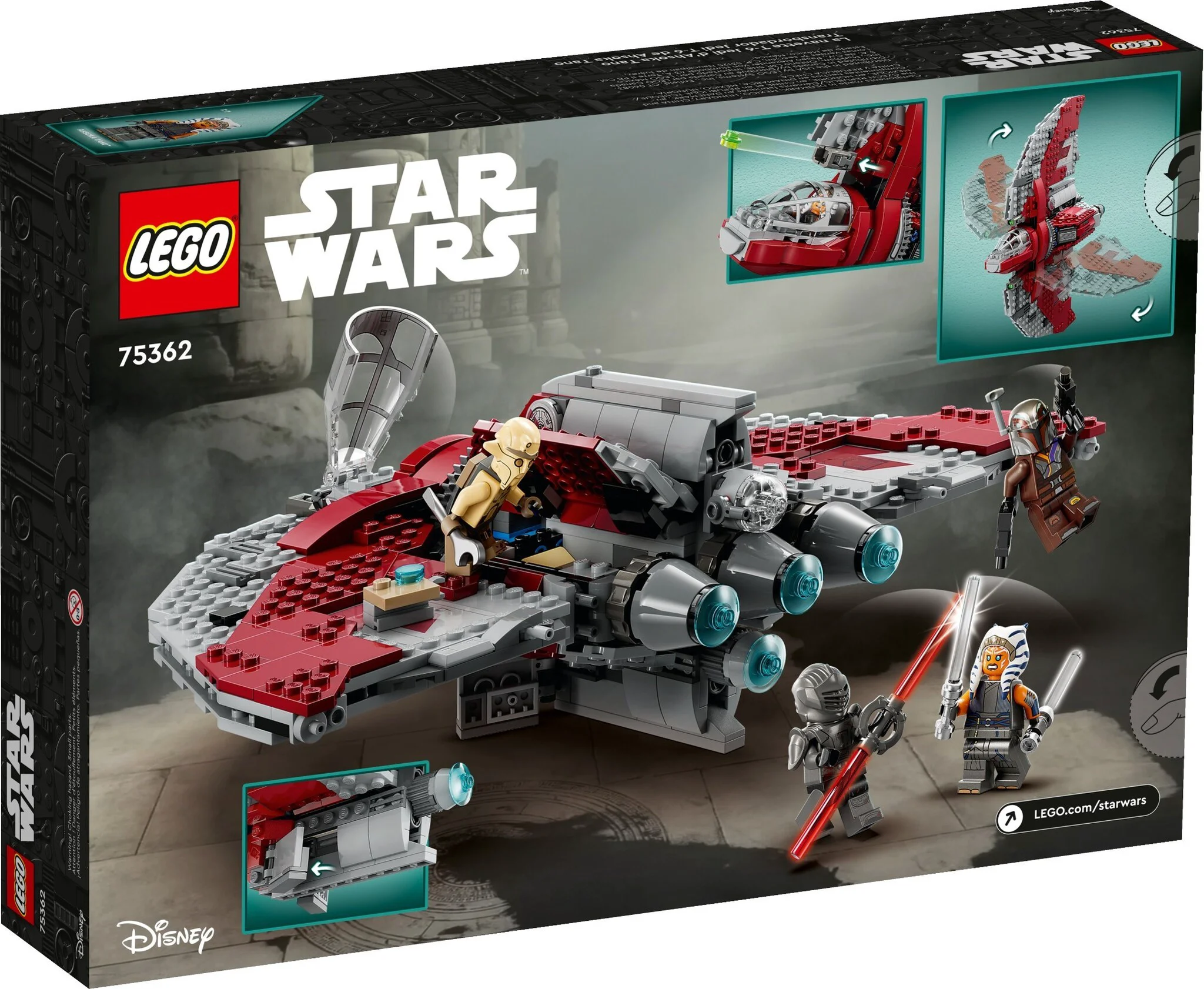 Конструктор LEGO Звездные войны Шаттл джедаев Т-6 Асоки Тано 75362 