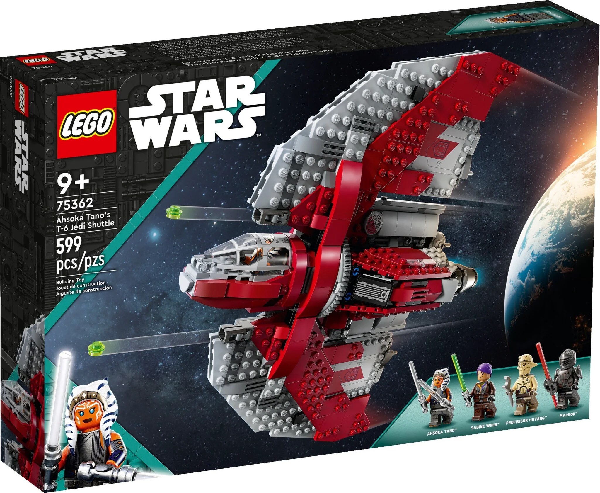 Конструктор LEGO Звездные войны Шаттл джедаев Т-6 Асоки Тано 75362  купить,NaN