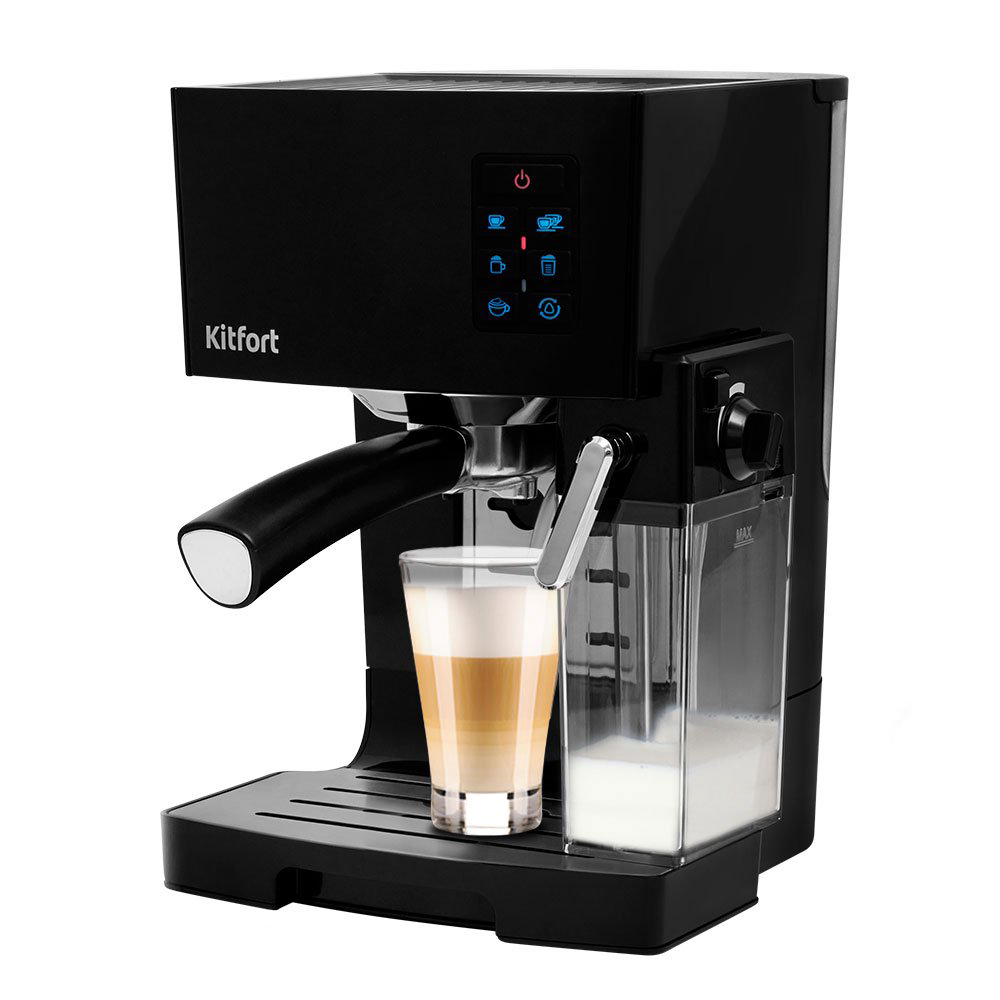 Кофеварка Kitfort KT-743 черная - ForteMarket Кофеварка Kitfort KT-743 черная купить,69990