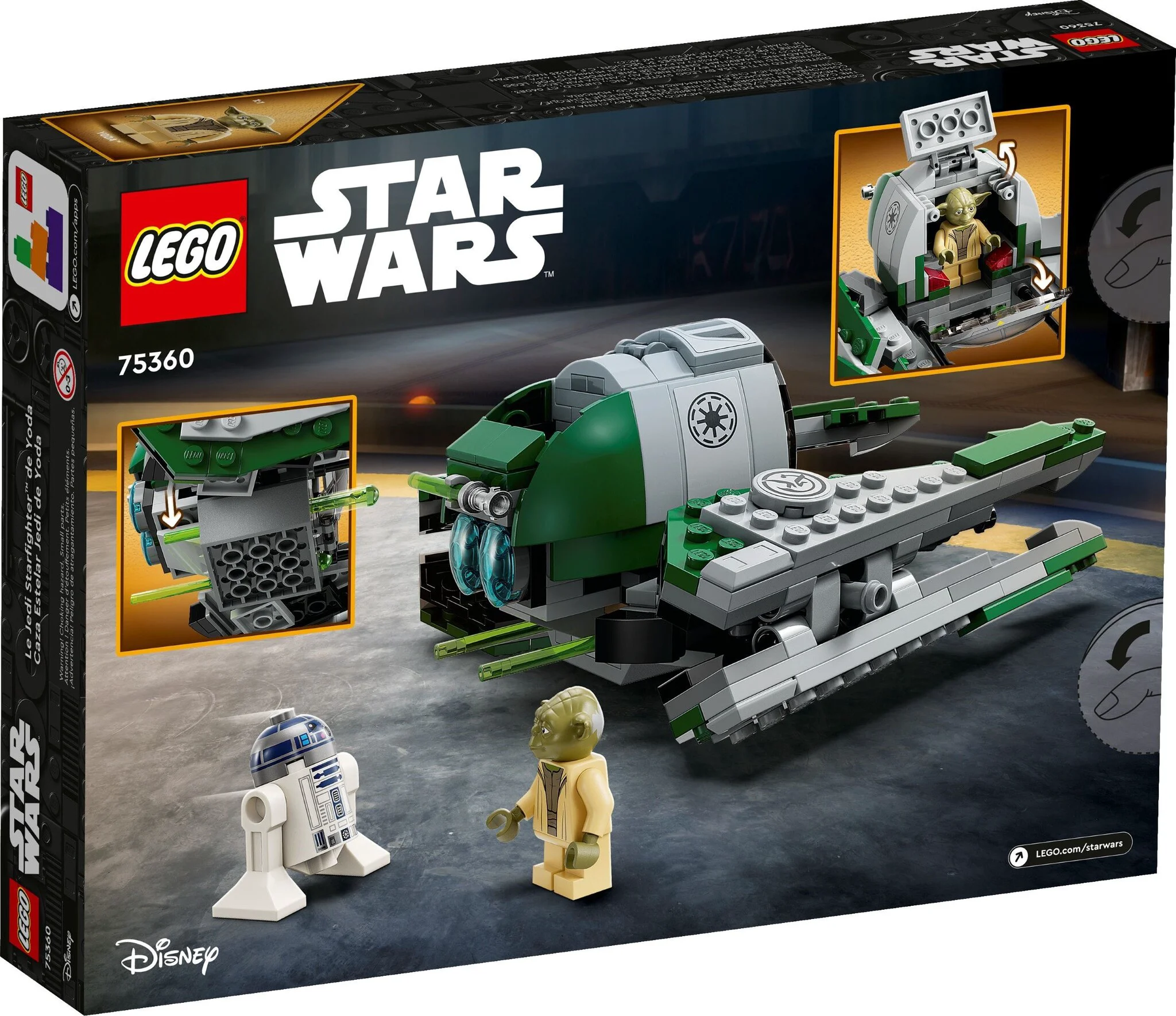 Конструктор LEGO Звездные войны Джедайский истребитель Йоды 75360 купить,NaN