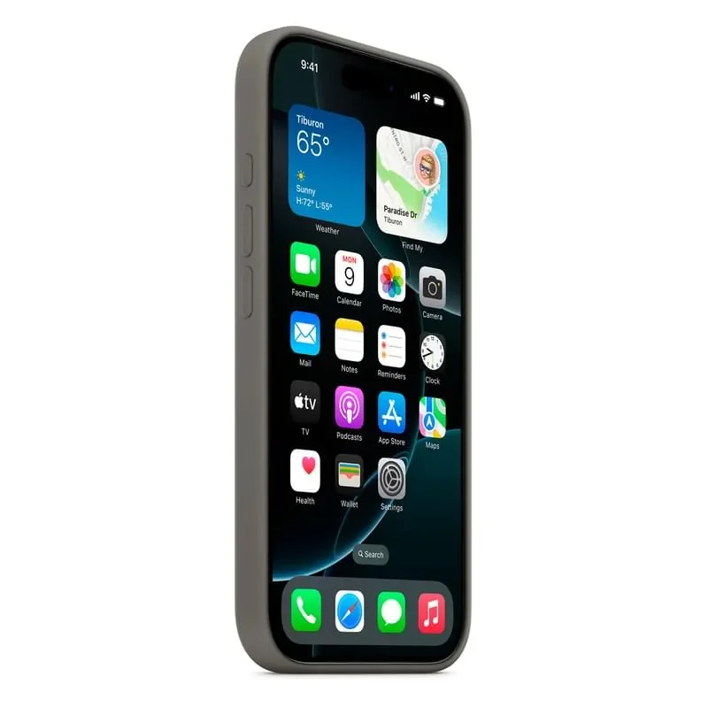 Чехол Apple для iPhone 16 Pro Silicone Case with MagSafe MYYL3ZM/A Stone Gray купить,NaN