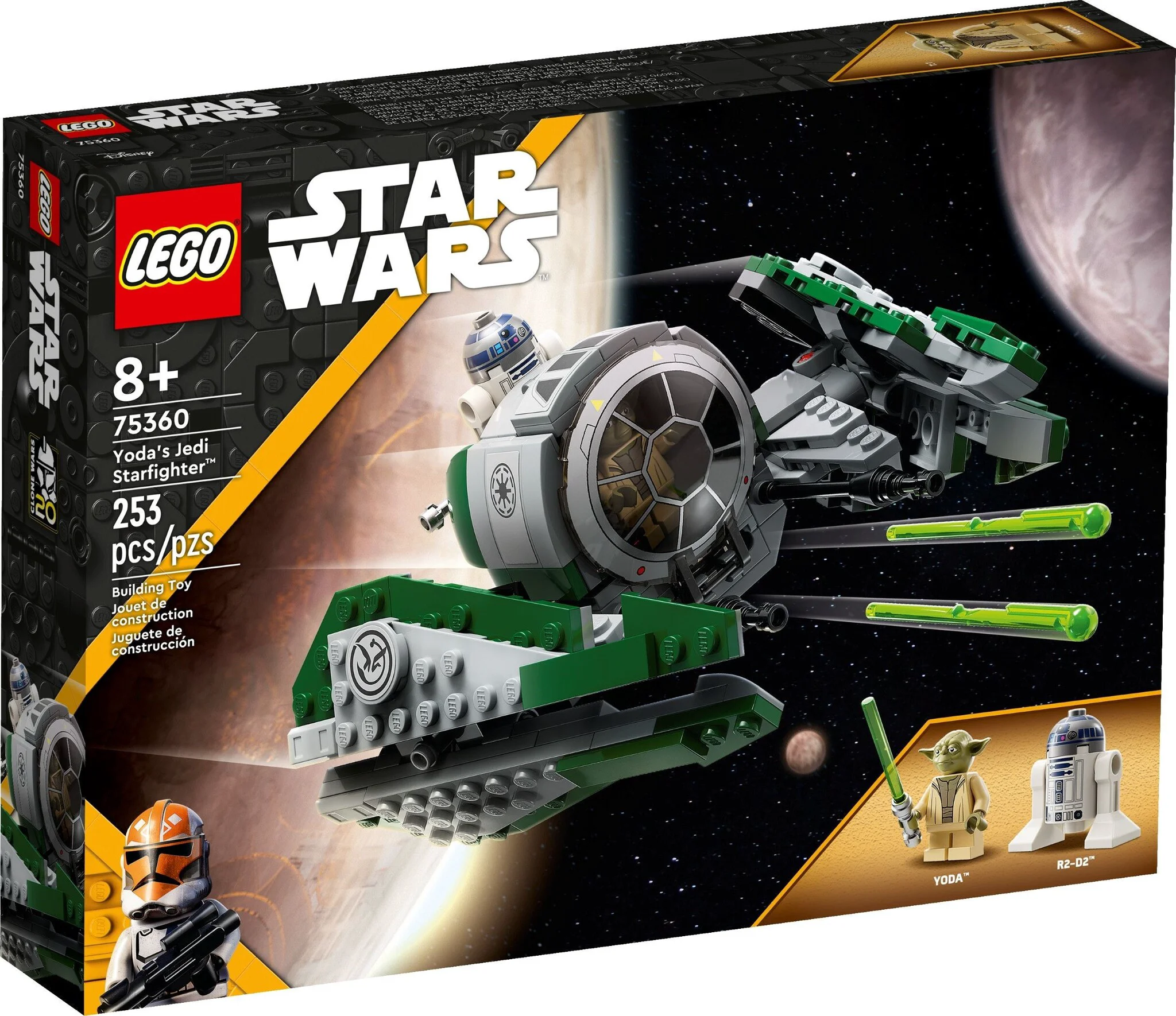 Конструктор LEGO Звездные войны Джедайский истребитель Йоды 75360 купить,NaN