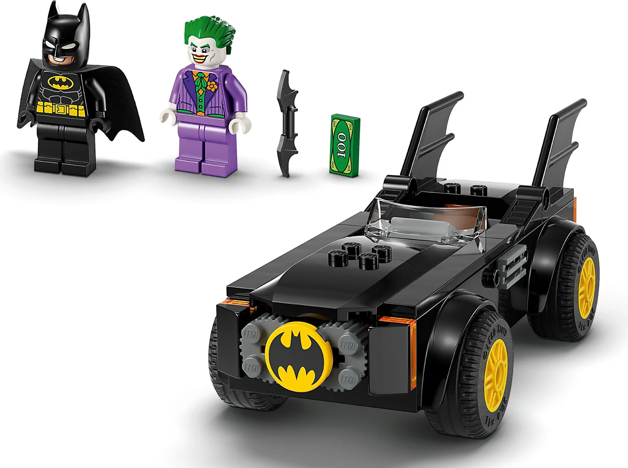 Конструктор LEGO Супер Герои Погоня на бэтмобиле: Бэтмен против Джокера 76264 