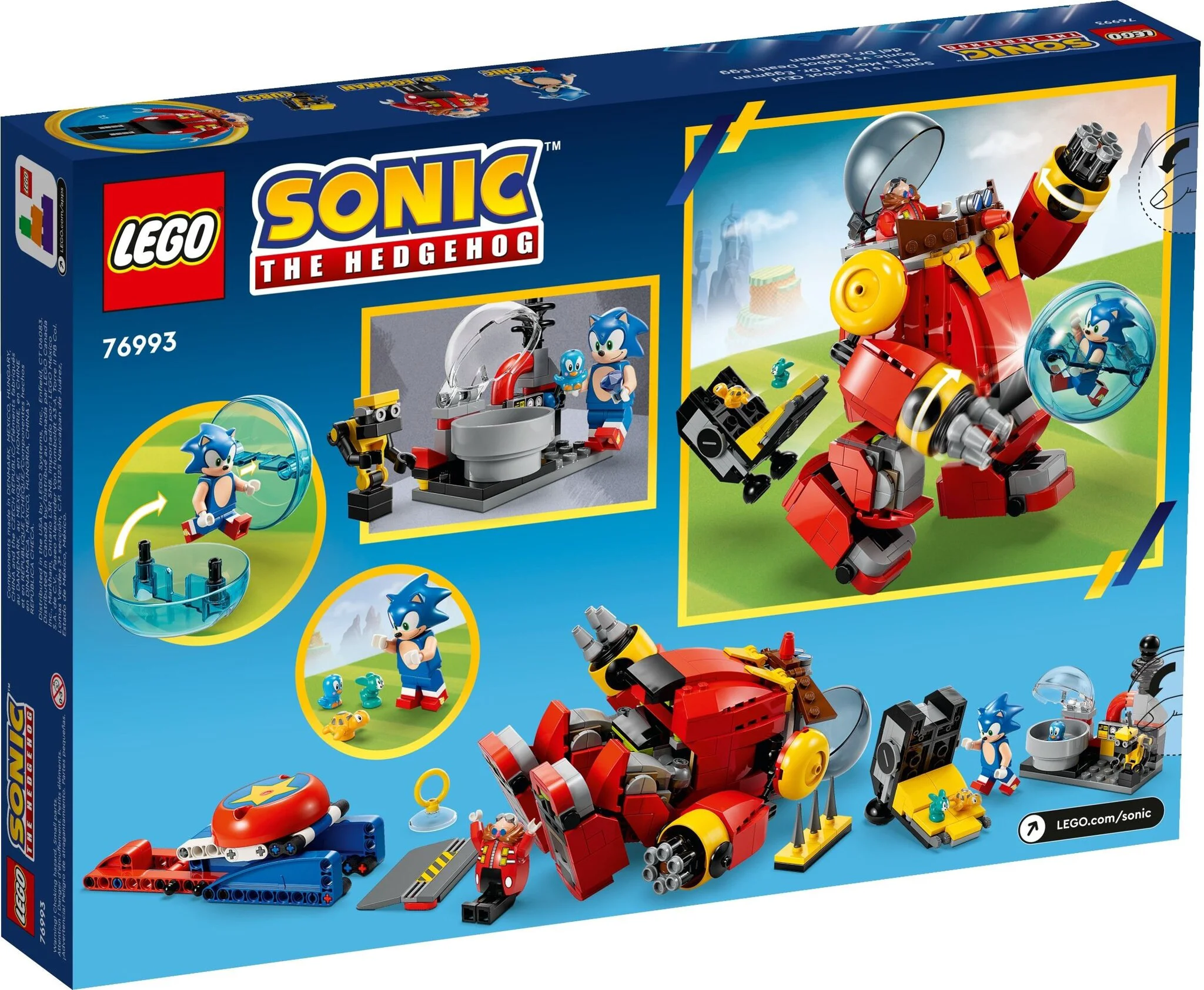 Конструктор LEGO Соник против робота доктора Эггмана 76993  купить,NaN