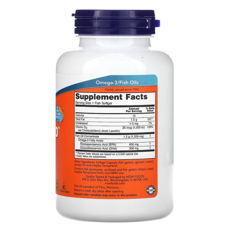 Now Foods Ultra Omega 3-D 90 капсул купить,0