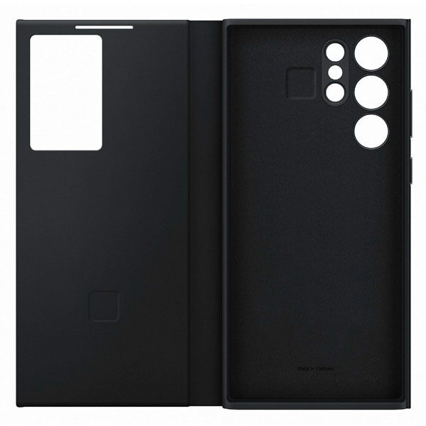 Чехол Samsung для Samsung Galaxy S22 Ultra Smart Clear View Cover черный купить,NaN
