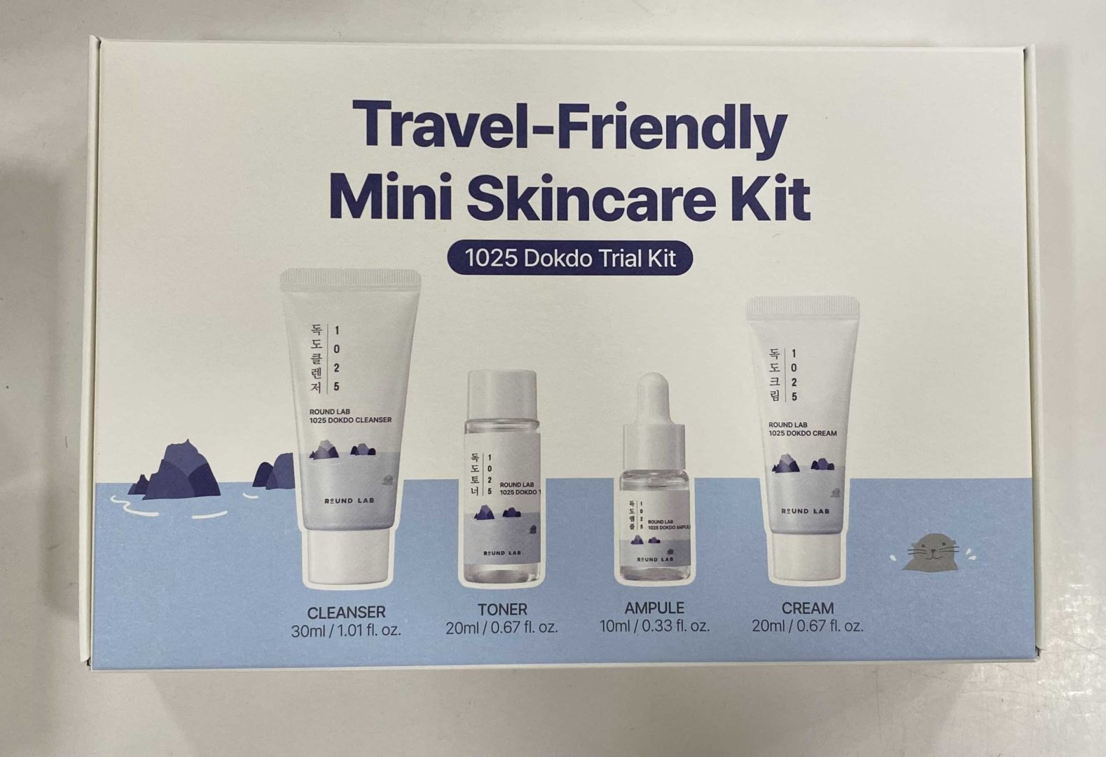 Round Lab Skin Care Trial Kit набор по уходу за лицом унисекс