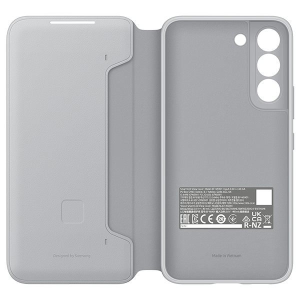 Чехол Samsung Smart LED View Cover для Samsung Galaxy S22 EF-NS901PJEGRU светло-серый купить,NaN