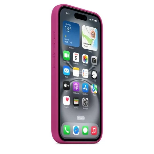 Чехол Apple для iPhone 16 Silicone Case with MagSafe MYY53ZM/A Fuchsia купить,0