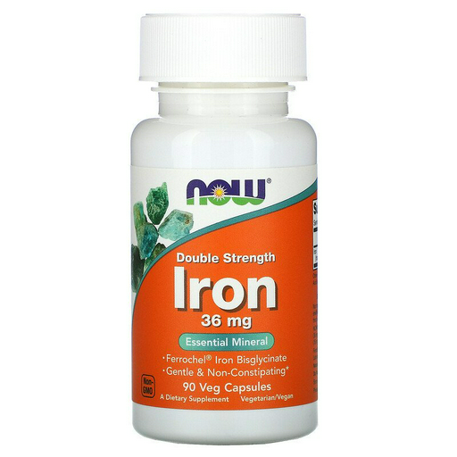 Now Foods Vitamin Iron железо 36 мг 90 капсул