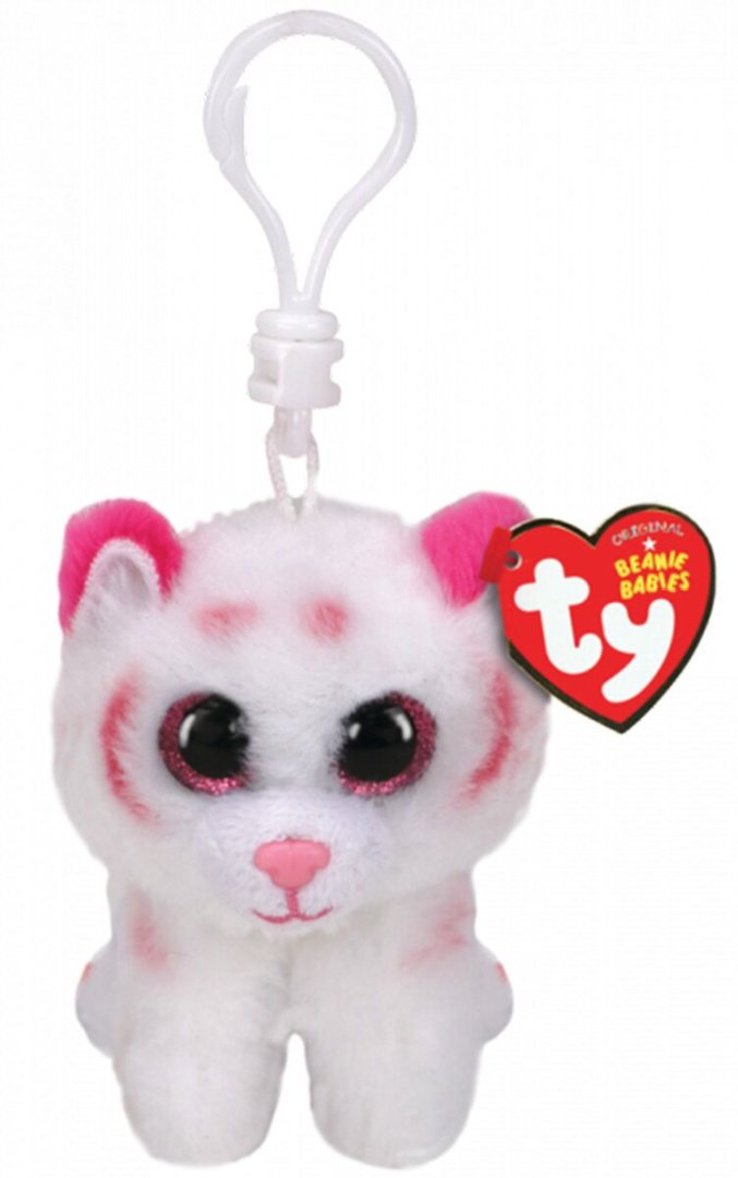 Мягкая игрушка-брелок TY Beanie Boo's Белый Тигр Табор 10см купить,NaN