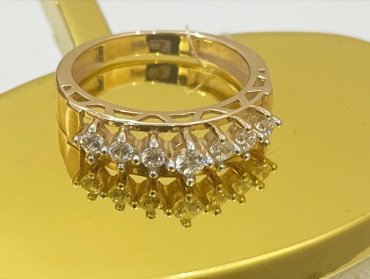 Комплект SHARM 68532165 вес 8 г золото, фианит купить,NaN