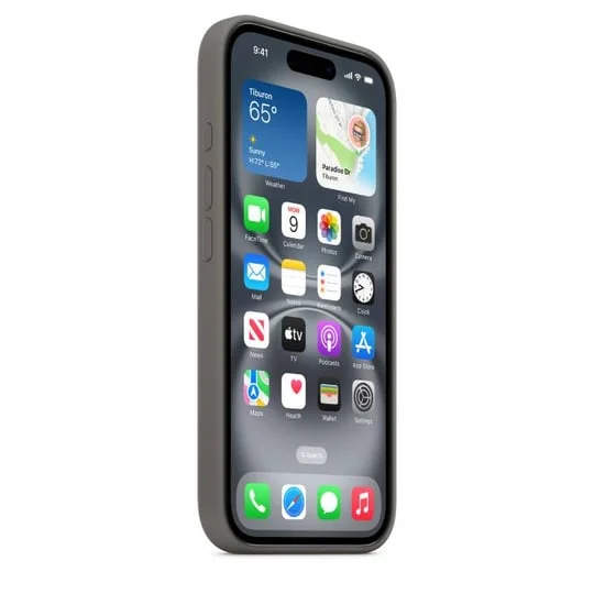 Чехол Apple для iPhone 16 Silicone Case with MagSafe MYY33ZM/A Stone Gray купить,0