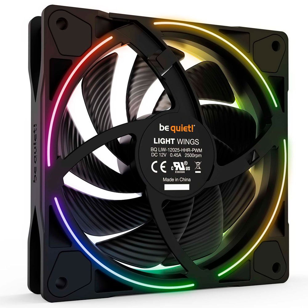 Вентилятор для корпуса be quiet! Light Wings 120mm PWM high-speed ARGB BL073 черный купить,0