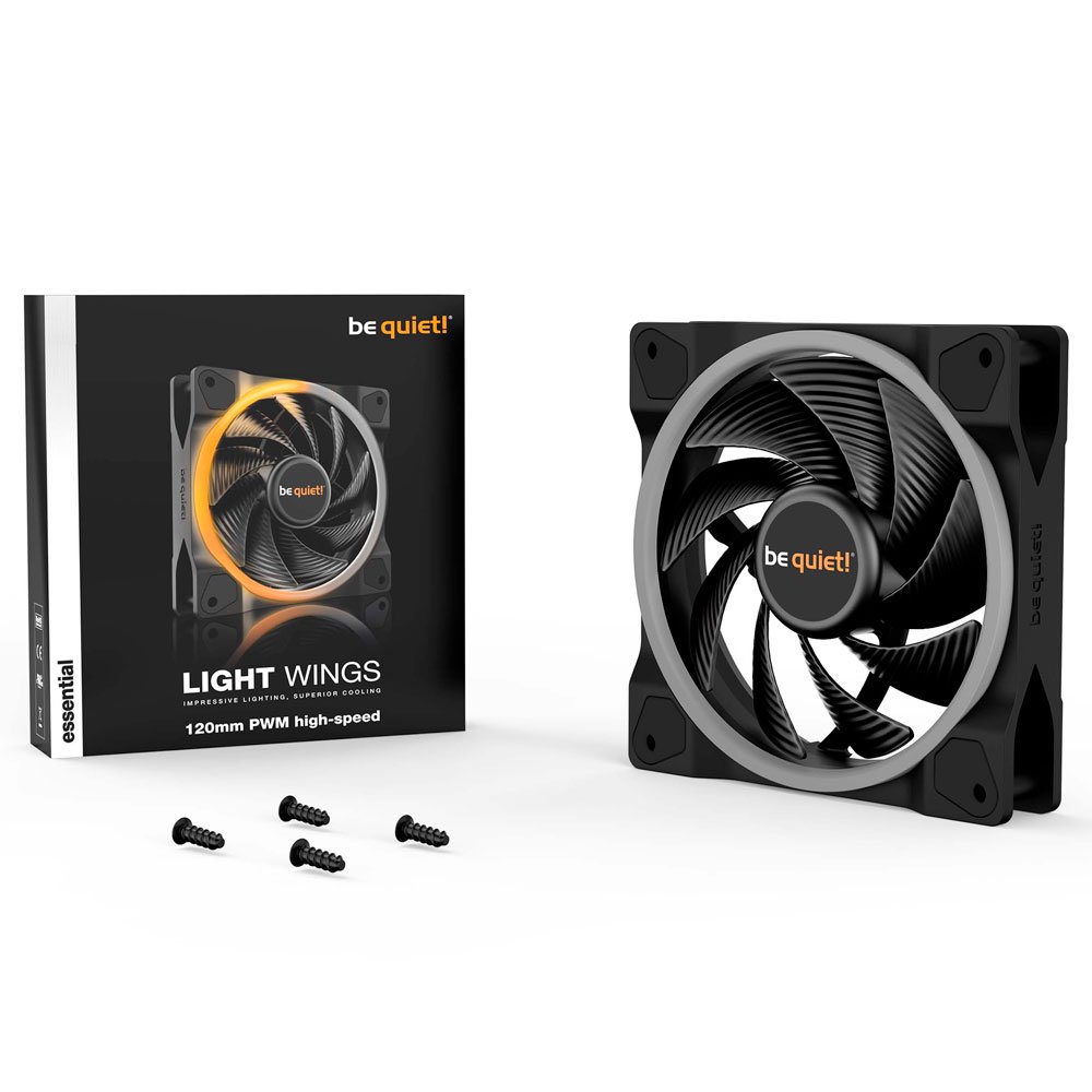 Вентилятор для корпуса be quiet! Light Wings 120mm PWM high-speed ARGB BL073 черный купить,0