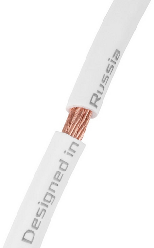 DL Audio кабель Piranha Power Cable 0 Ga White - бухта 20 метров 1 шт