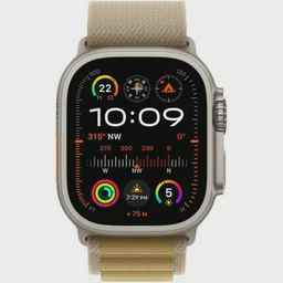 Смарт-часы Apple Ultra 2 2024 GPS MX4F3GK/A Cellular 49mm Natural Titanium Case with Tan Alpine Loop Medium