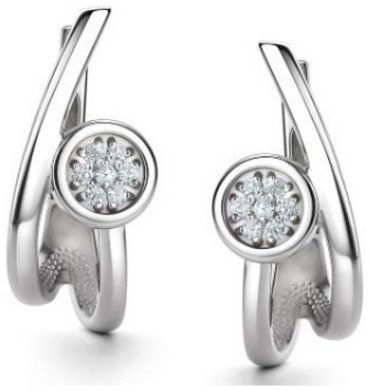 Серьги АЛЬКОР 02-4283/00КЦ-00 вес 6.21 г серебро, фианит купить,NaN